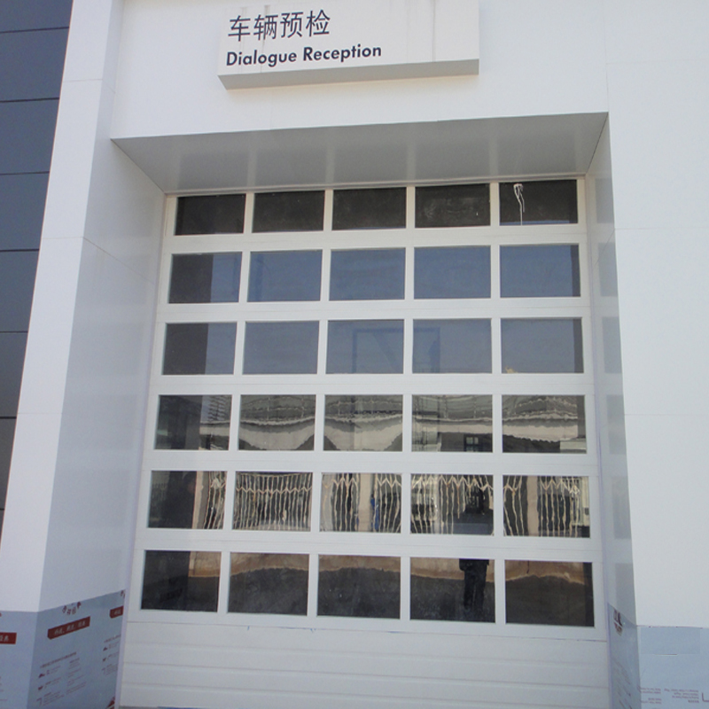 南通车辆检测车间透视采光提升门